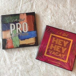 LA Girl eyeshadow palette bundle!